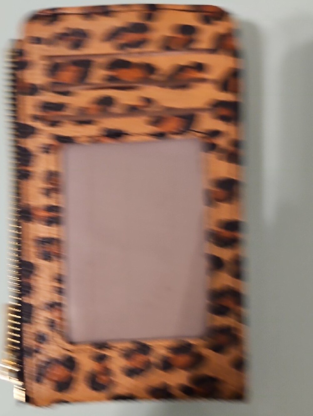GLUCi Leopard Print Card & Key Holder Wallet - Tan and Black - Picture 6 of 6